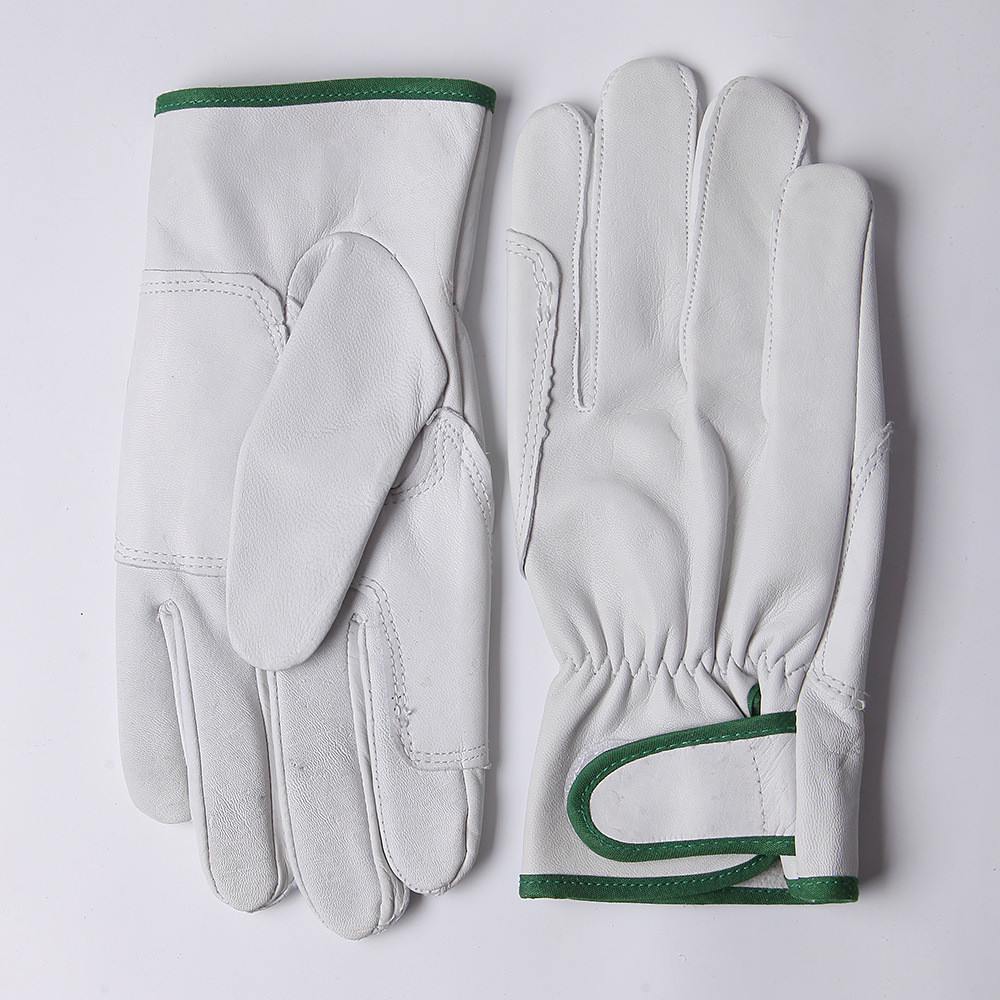 现货 男士羊皮劳保手套专业焊工搬运驾驶真皮劳动手套W002