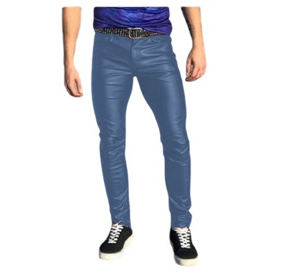 2024 Pantaloni in pelle punk per abbigliamento da prestazione casual in PU nuovo colore primavera 2024_voghion.com