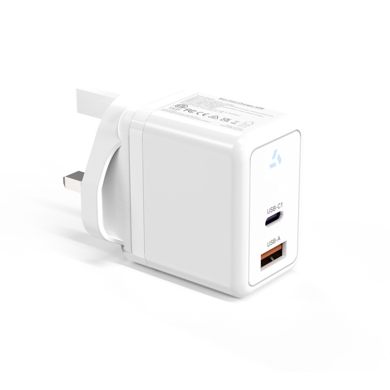 PD35w cargador de teléfono móvil multipuerto certificado UKCA computadora cabeza de carga súper rápida GAN GaN