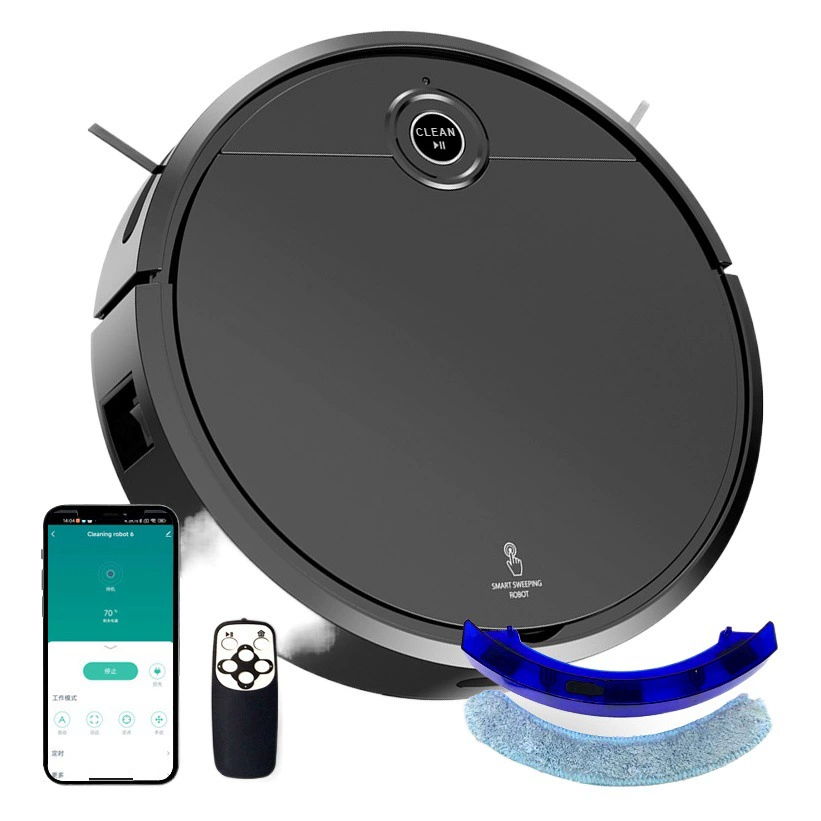 Трансграничный автоматический перезаряжаемый подметальный робот «три в одном» с домашней зарядкой, интеллектуальная универсальная вакуумная подметальная машина 110 В