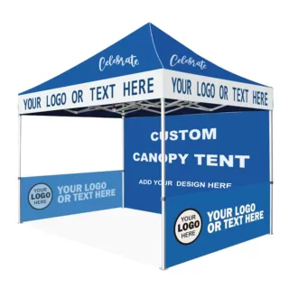 亚马逊跨境10x10FT遮阳篷帐篷展会户外活动商业广告定制帐篷logo