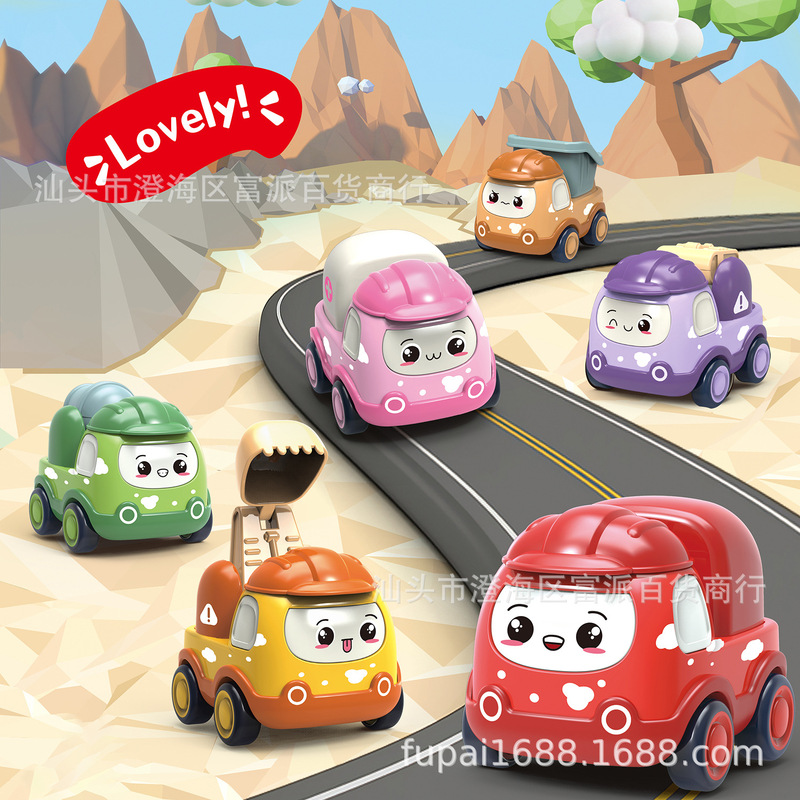 Children's early education toy car Q cute cartoon city traffic pull back car dinosaur engineering car taxi ambulance toy Children's early education toy car Q cute cartoon city traffic pull back car dinosaur engineering car taxi ambulance toy