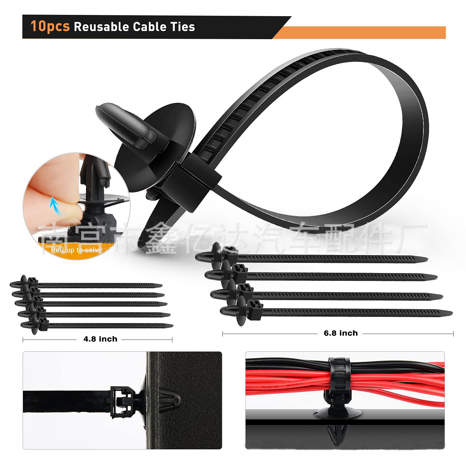 Adecuado para Honda HE184 nylon hebilla coche clip fijo 23 tipos de parachoques Fender Rivet cinturón