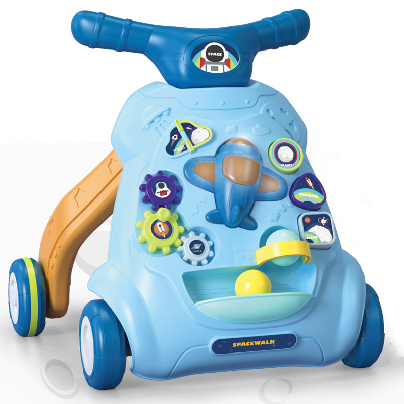 음악 조명이있는 블루 워커