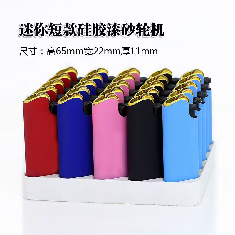 encendedor de rueda de abrasión de metal tipo polea engranaje de roca de encendido mayorista impresión publicidad de fuego abierto distribución mayorista