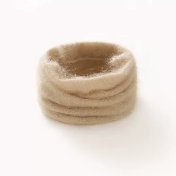 100% Pure Cashmere, Skin-Friendly, Soft and Waxy, Warm Knitted Cashmere Neck Scarf for Women in Stock