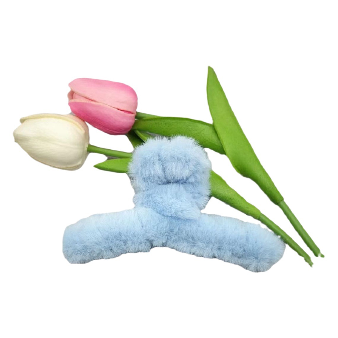 11cm grande Clip de Peluche elegante clip de tiburón Otoño e Invierno peludo clip puesto decoración empuje pequeño regalo