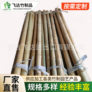 Wash White Moso Bamboo Paint Moso Bamboo Large Diameter Bamboo Nanzhu Engineering Bamboo for Hotel Decoration