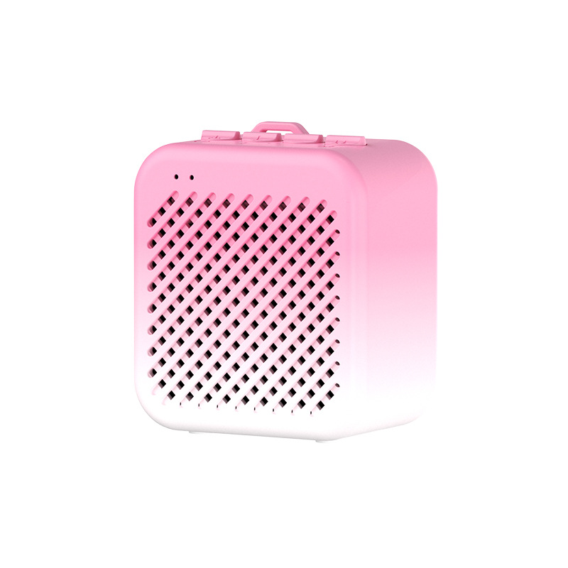 Altavoces Bluetooth portátiles de cable mini subwoofer al aire libre compatible con tarjetas TF para reproducir regalos de color macarón