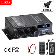 厂家批发AK380数字功放机12V小型蓝牙专业2.0声道汽车功放家用