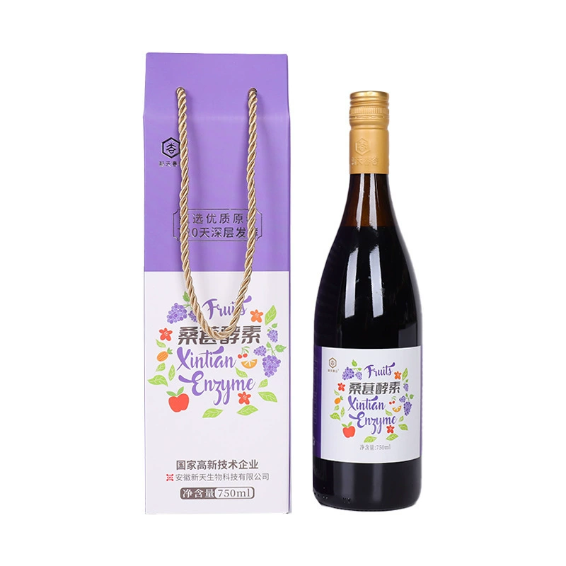 Жидкий пробиотический пюре из шелковицы с ферментами, свежевыжатый сок из шелковицы, напиток Xiaosu, 750 мл, оптовая продажа со склада