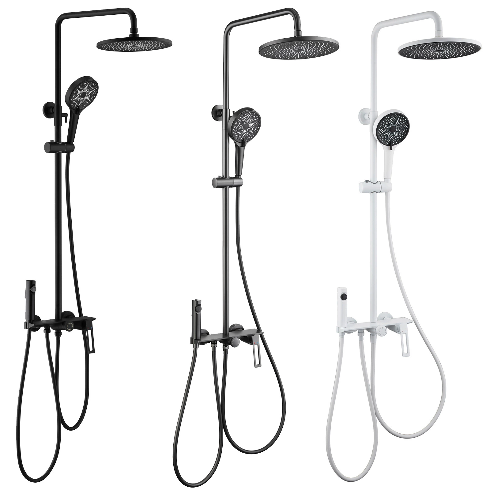 HIDEEP Бытовая ванная комната с душевой пистолет серый наряд для душа современный простой тип с распылительной пушкой