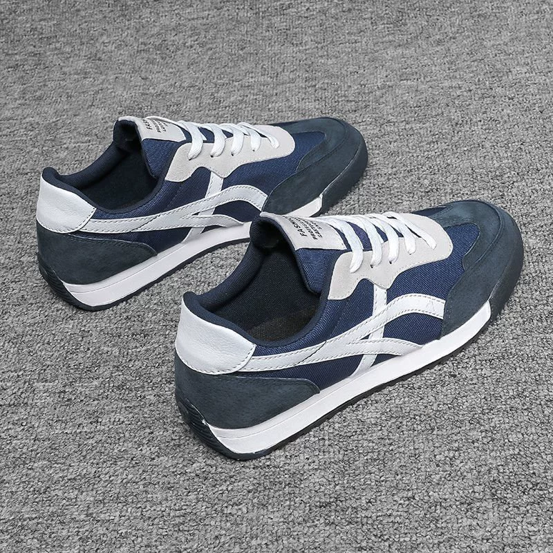 Мужские кроссовки 2025, новые весенние модные универсальные спортивные повседневные белые плоские кеды, трендовые кроссовки интернет-знаменитостей