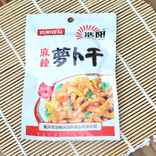 Chongqing Spicy Radish Sticks 60g, Sichuan Spicy Crispy Appetizer Stew Paste, Wholesale and Distribution