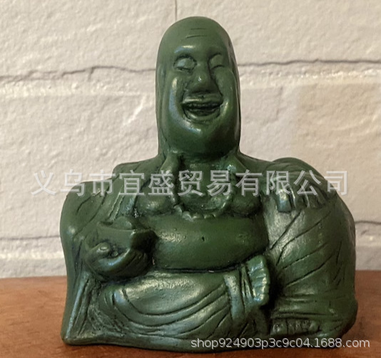 Transfronterizo Buda Flip adornos parodia inesperada adornos especiales casa patio decoraciones de diseño