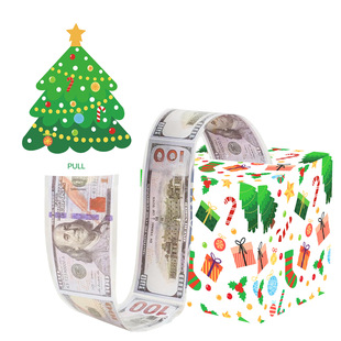Cross-Border Wholesale Christmas White New Money Box Packaging Box Christmas Surprise Box Sugar Box Foreign Trade Party Gift