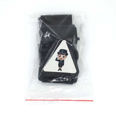 Car seat belt holder child seat belt adjuster seat triangle holder child shoulder guard stopper (Seat belt shoulder pad) - black-opp-bag-packaging