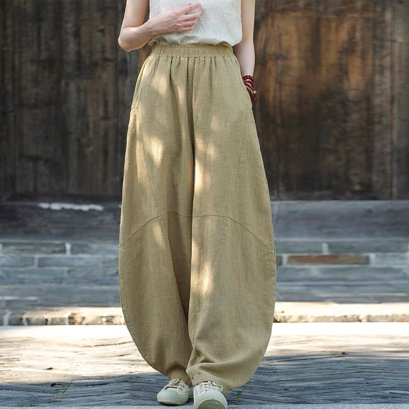 2025 Autumn and Winter Cotton and Linen Pants for Men and Women, Casual Pants, Loose Pants, Meditation Bloomers, Zen Meditation, Tai Chi Worshiping Buddha 2025 Autumn and Winter Cotton and Linen Pants for Men and Women, Casual Pants, Loose Pants, Meditation Bloomers, Zen Meditation, Tai Chi Worshiping Buddha