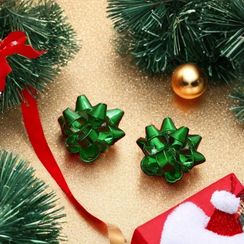 欧米の国境を越えたクリスマス金属ファッションボヘミアン風イヤリングカラークリスマス花ピアスセット|undefined