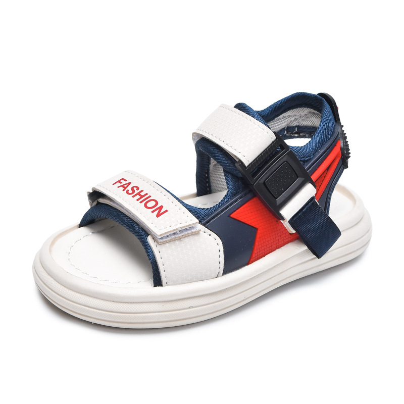 Sandalias para niños nuevo verano 2025 zapatos de playa deportivos y de ocio para niños y niñas sandalias antideslizantes de suela suave para niños y niñas