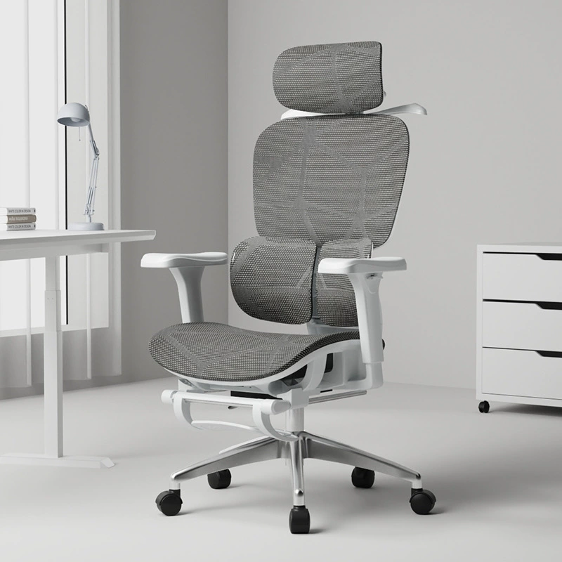 Эргономичное кресло с поддержкой талии, кресло для домашнего офиса, откидывающееся и сидящее в течение длительного времени без усталости, компьютерное кресло, игровое кресло, дышащее.