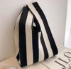 Black and white with vertical stripes