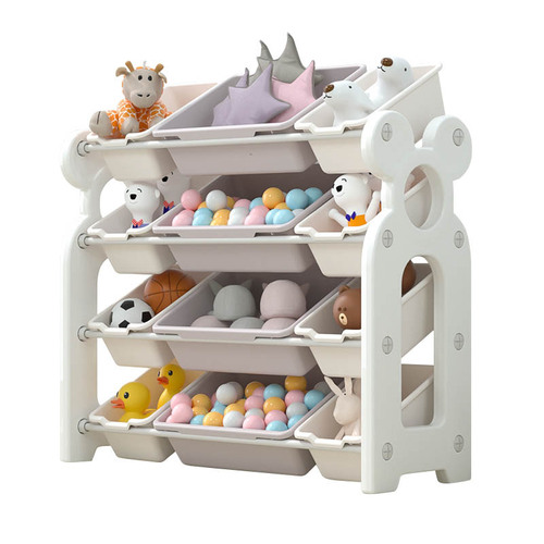 LeYingFang Children's Toy Storage Rack, Multi-layer Categorized Toy Shelf, Bookshelf for Toddlers