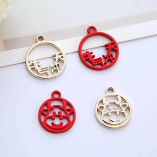 DIY�Ͻ��Ʒ��� K��ɫ���ͺϽ��� ����朵��� ţ���������