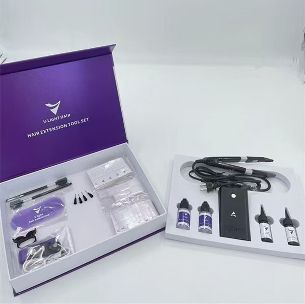 メーカー卸売 V ライト UV ヘアエクステンションセットサロンプロフェッショナル 30 ポイントクイックグラフト全頭 V ライトヘアエクステンションツール|undefined