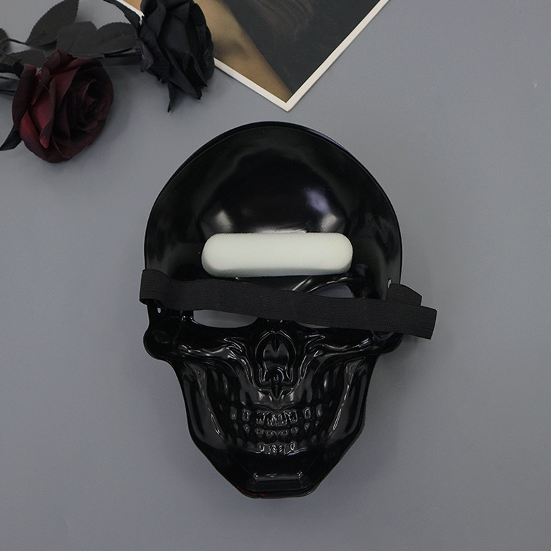 Ventas transfronterizas máscaras de esqueleto fantasma blanco máscaras de Halloween nuevas máscaras de terror máscaras de diablo máscaras de papel máscaras accesorios