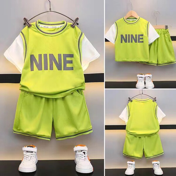Quick dry basketball uniform for boys