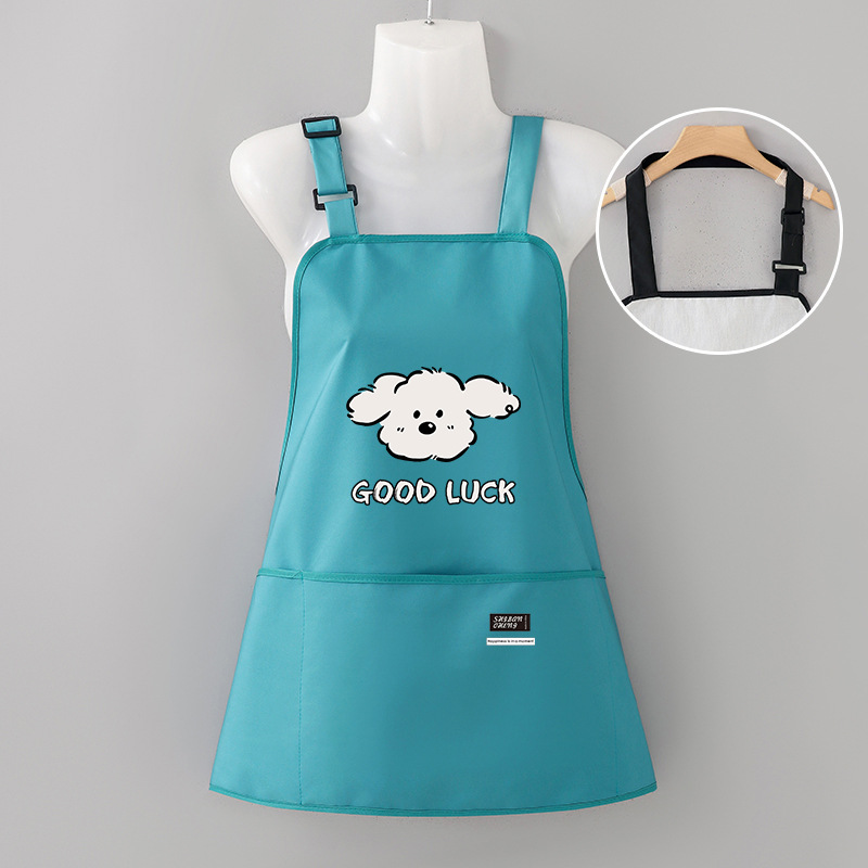 Delantal cocina hogar 2025 nuevo estilo a prueba de aceite e impermeable barista para trabajar ropa de trabajo para mujeres