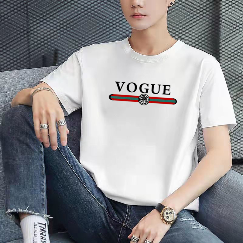 Short-Sleeve T-Shirt for Men, Loose Half-Sleeve Base Shirt, Men's Round Neck Versatile T-Shirt, Same Style for Young Couples, Street Vendor Supply Short-Sleeve T-Shirt for Men, Loose Half-Sleeve Base Shirt, Men's Round Neck Versatile T-Shirt, Same Style for Young Couples, Street Vendor Supply