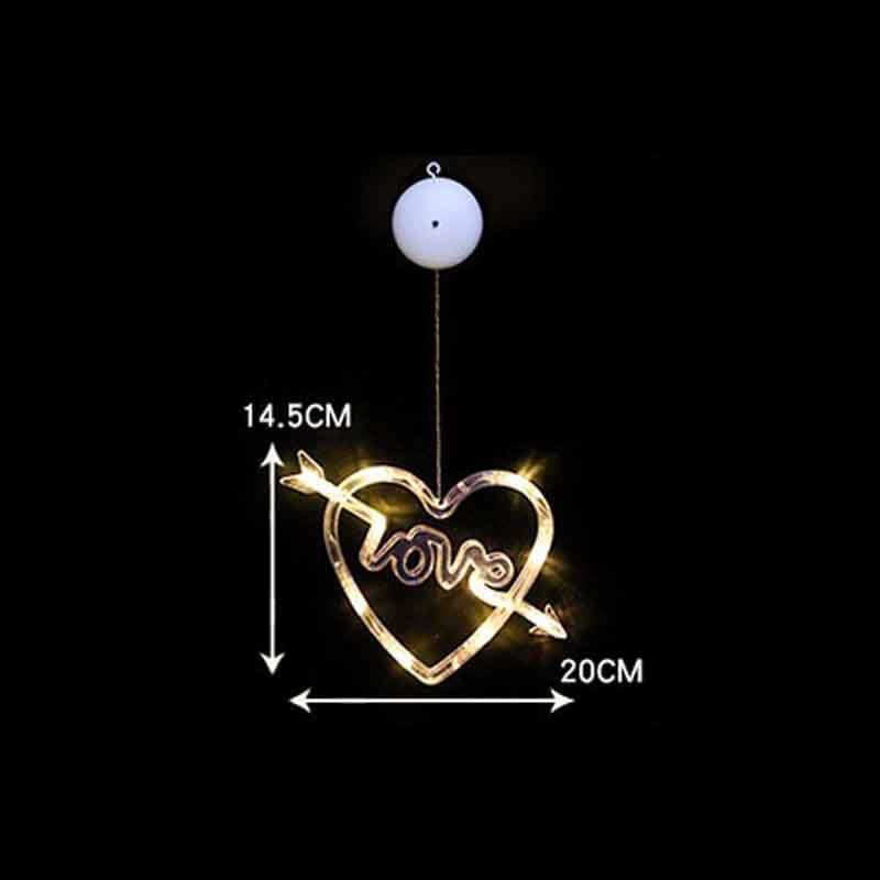 Lámpara de ventura LED de Navidad decoración Santa muñeco de nieve ventana de diseño creativo de la escena de vacaciones