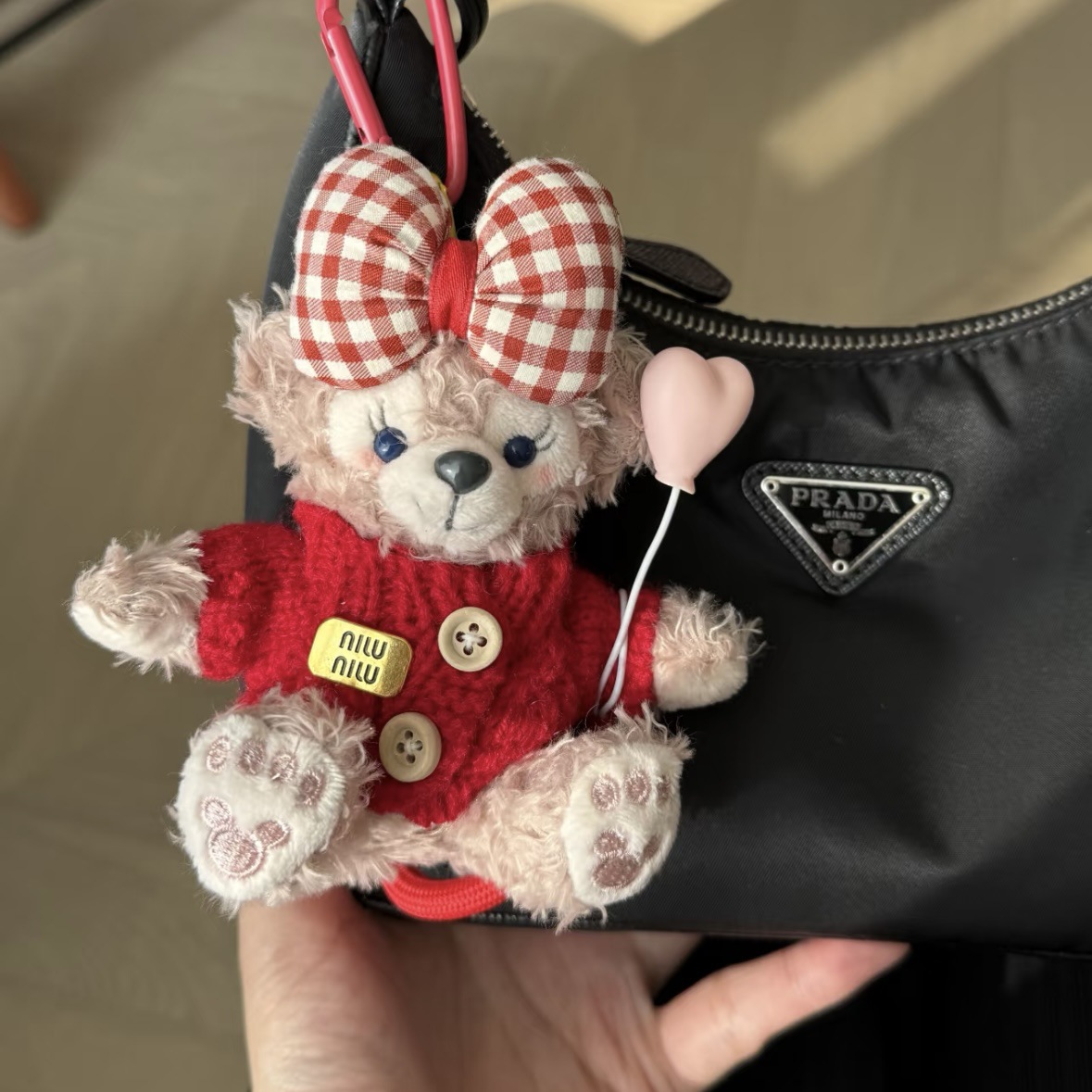 붉은 새해 장미-팔찌 스타일