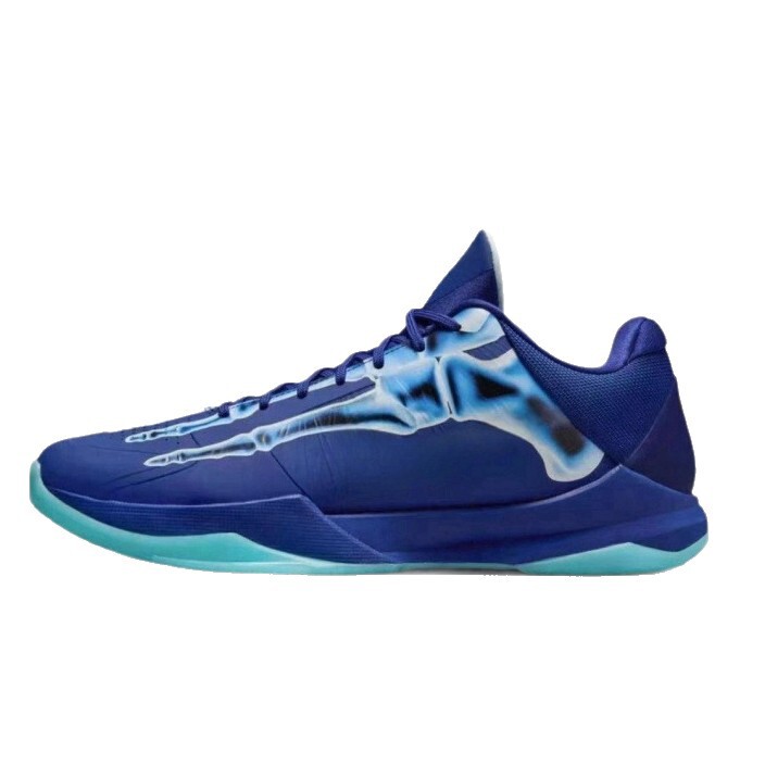 Kobe Bryant 5Th Generation Basketball Shoes Men's Bruce Lee Black and White Clown American Team Draft Day Zk6 Women's Green Hornet Wear-Resistant Practical