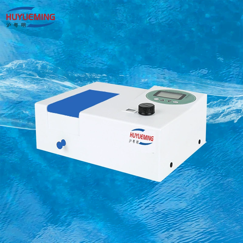 721 видимый спектрофотометр Спектральная полоса пропускания 5.0nm Диапазон длин волн 350-1020nm