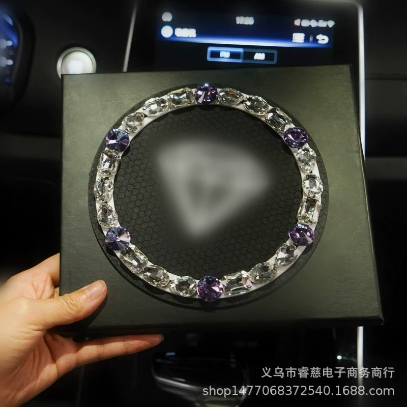 Car anti -sliding cushion cartoon diamond -mounted mobile phone pad in the cushion meter setting pad car cushion car with interior ornament cushion
