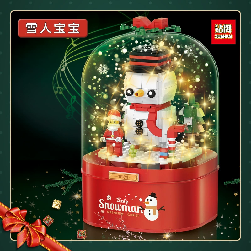 Creative Japanese constructor for elderly, music box, decorations, toy, new collection