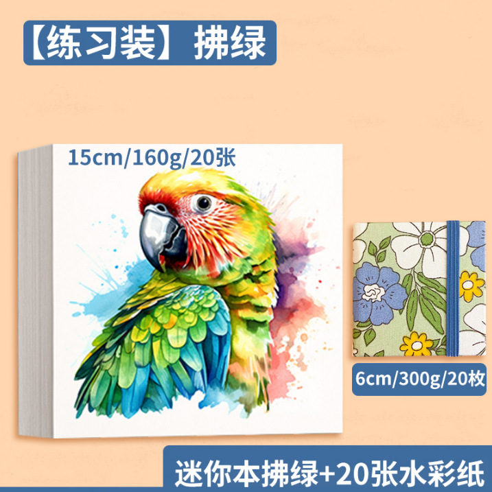 Tarjeta postal de papel de acuarela 300g engrosada pintura de arte cuadro tarjeta de papel de dibujo medio pulpa de madera gruesa tarjeta en blanco