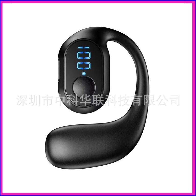電気商OWS無線bluetoothイヤホンは耳に入らないデジタル表示が長い待機運動ビジネス片耳イヤホン|undefined