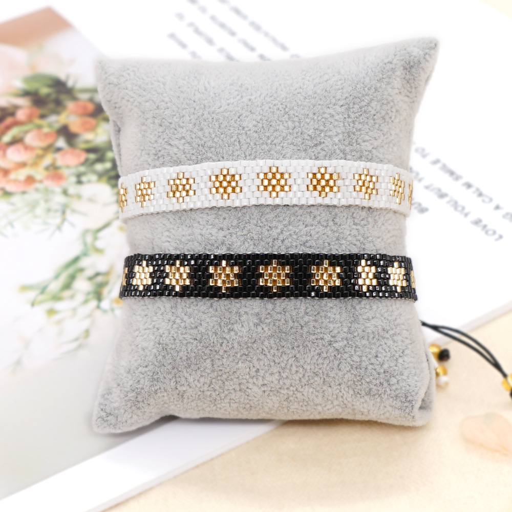 Bohemian Hexagram Glass Beaded Womenu0027S Bracelets 1 Piece