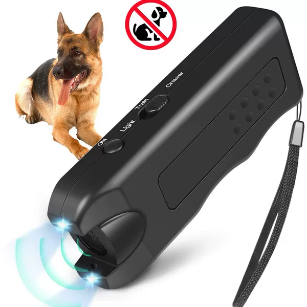 New Handheld Ultrasonic Cat and Dog Repeller Portable Integrated Anti-Barking Dog Training Device for Cross-Border Trade