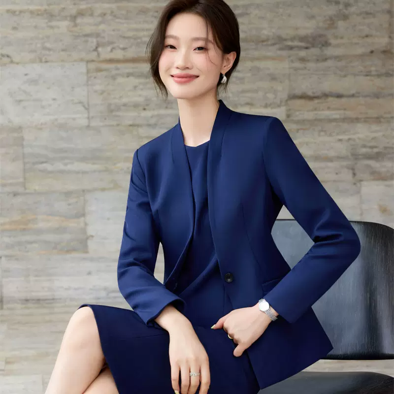 2025新款秋制服学校老师工装校服西装套装背心裙班服高中生学院风