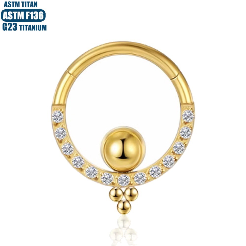 16G labret stud size and finish detail