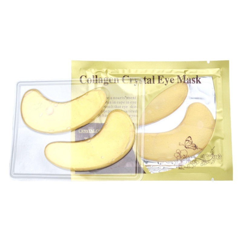 Factory Wholesale Gold Collagen Eye Mask Patch Cross-Border Firming, Hydrating, Moisturizing and Diluting Fine Lines Crystal Eye Mask