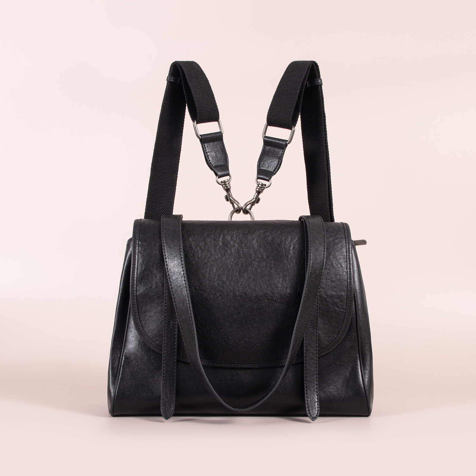 2026 Genuine Leather Korean Style Large Capacity School Backpack Tote Bag For Women, High-End Commuter Underarm Shoulder Bag, Multifunctional - Thumbnail 8