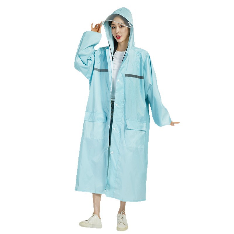 Nuevo chaco de lluvia largo todo el cuerpo a prueba de lluvia tormentosa para hombres y mujeres al aire libre unido para adultos con chaco de lluvia eléctrico