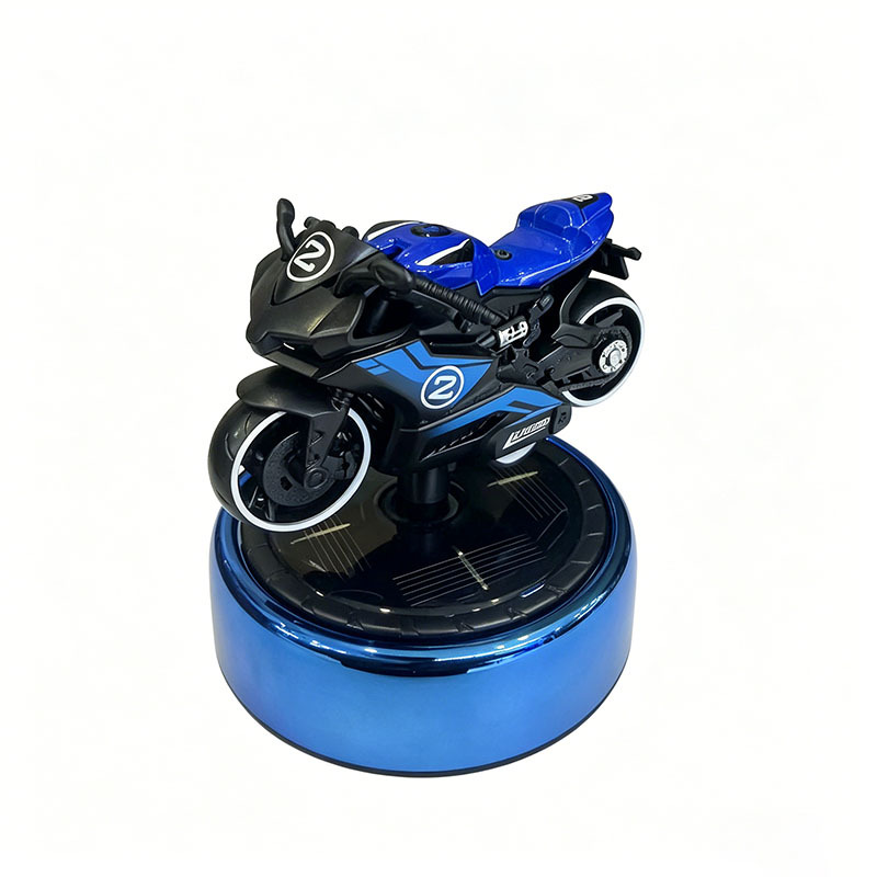 Alloy motorcycle model car-mounted new aromatherapy ornament, essential oil ornament for car dashboard, slow-rotating diffuser