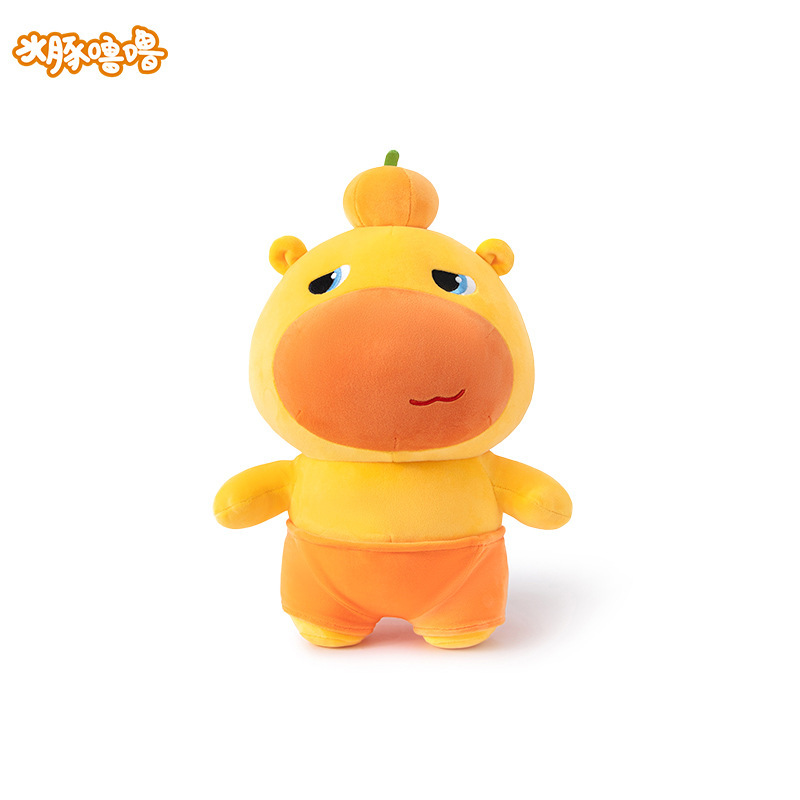 Duolove 共同ブランドの本物のカピバラ ルルぬいぐるみ人形なだめる睡眠人形 Douyin インターネット有名人の装飾品卸売